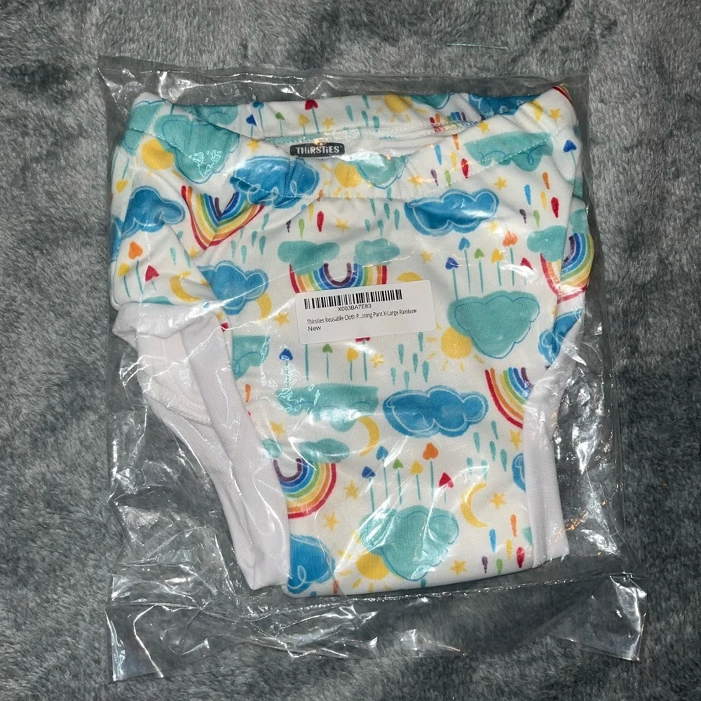 Thirsties cloth diaper cover Rainbow